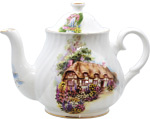 English Cottage Bone China Teapot - 6 Cup