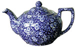 Burleigh - Large Teapot - Calico Blue