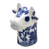Blue Willow Cow Shaped Mini Creamer - 2.5
