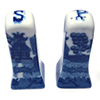Blue Willow Salt and Pepper Shakers, 3