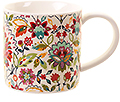 Bountiful Floral Straight Sided China Mug