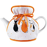 Cats in Waiting Muff Tea Cosy