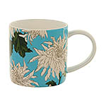 RHS Chrysanthemum Straight Sided New China Mug