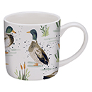 Farmhouse Ducks - Straight Sided China Mug