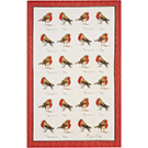 Linen Tea Towel - Robins