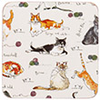 Cat Coasters, Set of 4