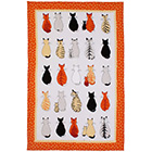 Cats In Waiting - Cotton Tea Towel