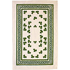 Cotton Tea Towel Celtic Shamrocks