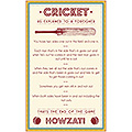 Cotton Tea Towel - Cricket 2