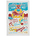 Cotton Tea Towel - Fishing Contest