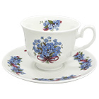 Forget-me-not Cup and Saucer Set