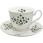 Shamrock Cup and Saucer Set