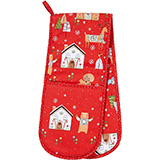 Double Oven Gloves Festive Friends