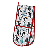 Penguins on Ice - Double Oven Mitt