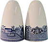 Churchill Blue Willow Ware, Salt and Pepper Set