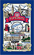 London Blue Border Tea Towel