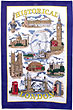 Historical London Tea Towel