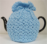 Knitted Tea Cozy, Blue, Large 6-8 Cup