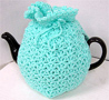 Knitted Tea Cozy, Teal, Large 6-8 Cup