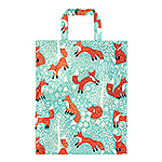 Foraging Fox, PVC Tote Bag, 12.4x15.4