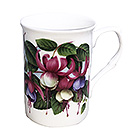 Fuchsia Flower Tea Mug