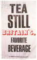 "Tea is still Britain's favorite beverage.", Tea Towel