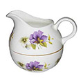 Mini Cream and Sugar Set - Pansy