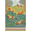 Linen Tea Towel - Hills & Tails