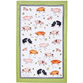 Linen Tea Towel - This Little Piggy