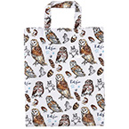 Owl PVC Medium Gusset Tote Bag