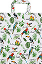 Tropical Birds PVC Tote Bag, 12.4