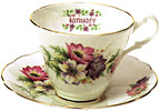 Flower of the Month, January - Cup and Saucer