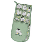 Woolly Sheep Cotton Double Oven Glove – Green