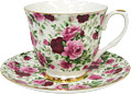 Summertime Rose - Chintz Tea Cup and and Saucer