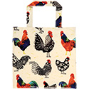 PVC Small Gusset Tote Bag - Rooster