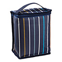 Soft Insulated Lunch Bag Lunch Bag, Upright Stripes