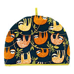 Hanging Around Tea Cozy with Cute Sloth Design