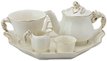 Tea Party Teaset for One, 6 Pieces Tea Set