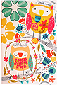 Twit Twoo Owl Cotton Tea Towel