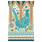 Cotton Tea Towel Woodland Pheasant