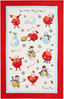Santa & Snowman Cotton Tea Towel