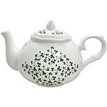 Adderley Shamrock Fine Bone China Teapot – 44 oz (6-Cup)