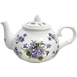 Adderley Wild Violet Fine Bone China Teapot – 44 oz (6-Cup)