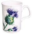 Thistle Flower Bone China Mug