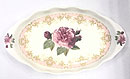 Vintage Rose Fine Bone China Sweet Tray, Pink