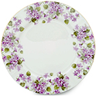 Violet Dessert Plates, Set of Four, 7.5D