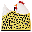 Yellow Chicken Shaped Cotton Tea Cosy