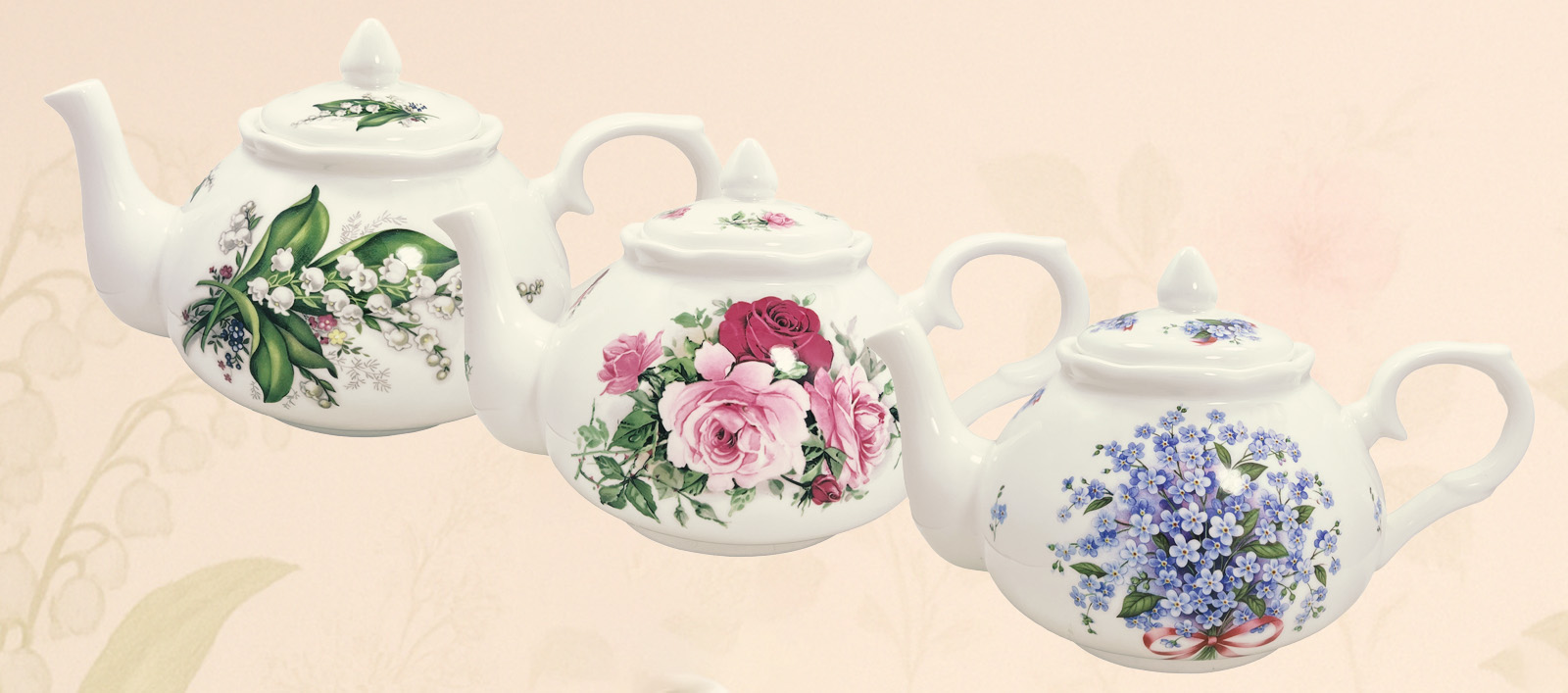 Fine Bone China Teapot